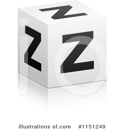 Cube Alphabet Clipart #1151249 by Andrei Marincas