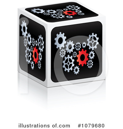 Royalty-Free (RF) Cube Clipart Illustration by Andrei Marincas - Stock Sample #1079680