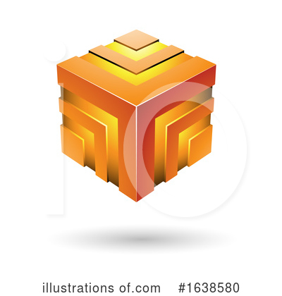 Royalty-Free (RF) Cube Clipart Illustration by cidepix - Stock Sample #1638580