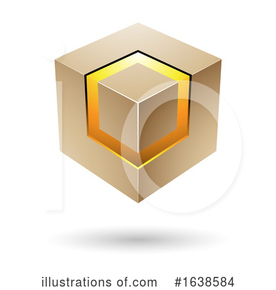Royalty-Free (RF) Cube Clipart Illustration by cidepix - Stock Sample #1638584
