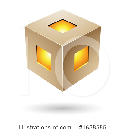 Royalty-Free (RF) Cube Clipart Illustration by cidepix - Stock Sample #1638585