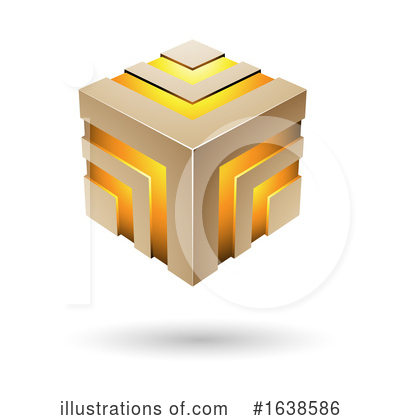 Royalty-Free (RF) Cube Clipart Illustration by cidepix - Stock Sample #1638586