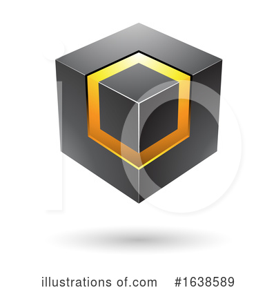 Royalty-Free (RF) Cube Clipart Illustration by cidepix - Stock Sample #1638589