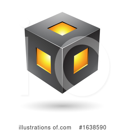 Royalty-Free (RF) Cube Clipart Illustration by cidepix - Stock Sample #1638590