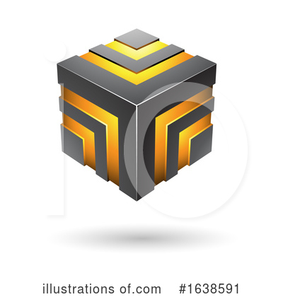 Royalty-Free (RF) Cube Clipart Illustration by cidepix - Stock Sample #1638591
