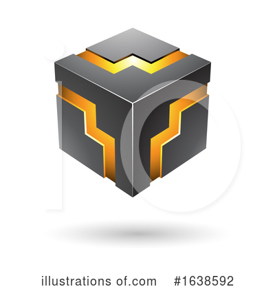 Royalty-Free (RF) Cube Clipart Illustration by cidepix - Stock Sample #1638592