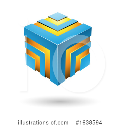 Royalty-Free (RF) Cube Clipart Illustration by cidepix - Stock Sample #1638594