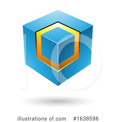 Royalty-Free (RF) Cube Clipart Illustration by cidepix - Stock Sample #1638596