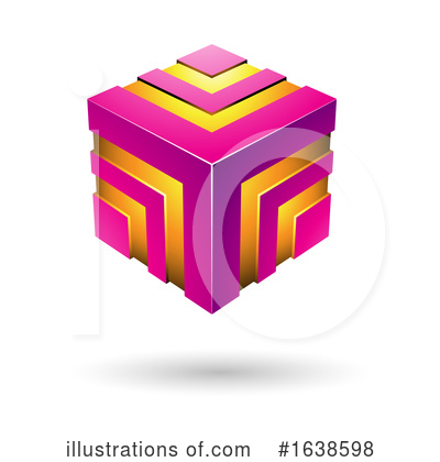 Royalty-Free (RF) Cube Clipart Illustration by cidepix - Stock Sample #1638598