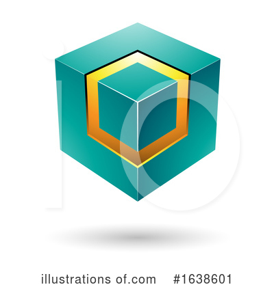 Royalty-Free (RF) Cube Clipart Illustration by cidepix - Stock Sample #1638601