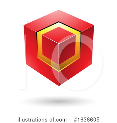 Royalty-Free (RF) Cube Clipart Illustration by cidepix - Stock Sample #1638605