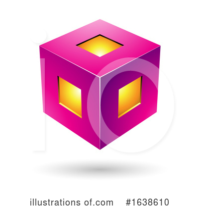 Royalty-Free (RF) Cube Clipart Illustration by cidepix - Stock Sample #1638610