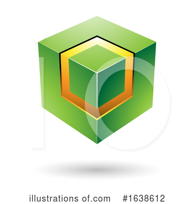 Royalty-Free (RF) Cube Clipart Illustration by cidepix - Stock Sample #1638612