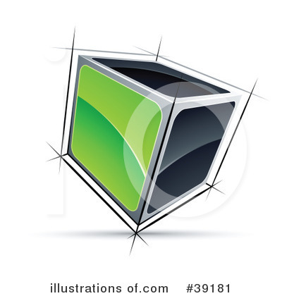 Royalty-Free (RF) Cube Clipart Illustration by beboy - Stock Sample #39181