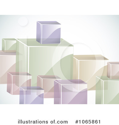 Royalty-Free (RF) Cubes Clipart Illustration by elaineitalia - Stock Sample #1065861