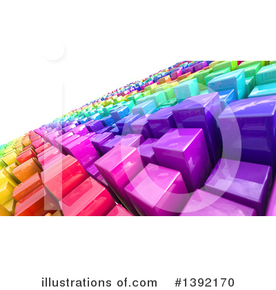 Royalty-Free (RF) Cubes Clipart Illustration by KJ Pargeter - Stock Sample #1392170