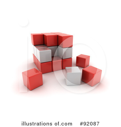 Cubes Clipart #92087 by stockillustrations