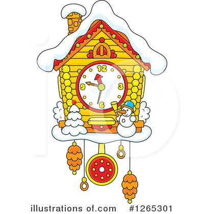 Cuckoo Clock Clipart #1265301 by Alex Bannykh