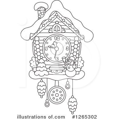 Cuckoo Clock Clipart #1265302 by Alex Bannykh