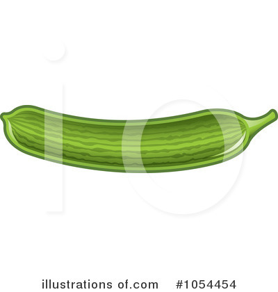 Royalty-Free (RF) Cucumber Clipart Illustration by TA Images - Stock Sample #1054454