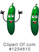 Cucumber Clipart #1234610 by Vector Tradition SM
