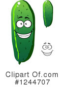 Cucumber Clipart #1244707 by Vector Tradition SM