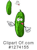 Cucumber Clipart #1274155 by Vector Tradition SM