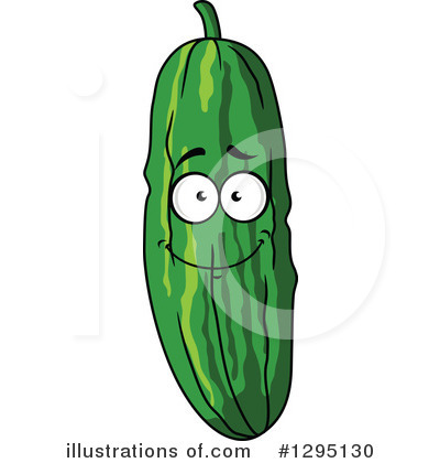 Royalty-Free (RF) Cucumber Clipart Illustration by Vector Tradition SM - Stock Sample #1295130