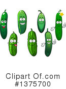 Cucumber Clipart #1375700 by Vector Tradition SM