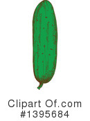 Cucumber Clipart #1395684 by Vector Tradition SM