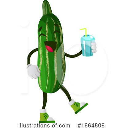 Royalty-Free (RF) Cucumber Clipart Illustration by Morphart Creations - Stock Sample #1664806