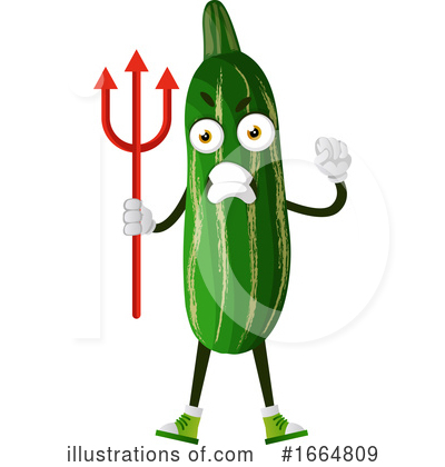 Royalty-Free (RF) Cucumber Clipart Illustration by Morphart Creations - Stock Sample #1664809