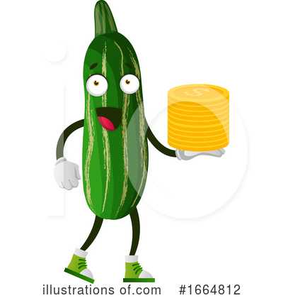 Royalty-Free (RF) Cucumber Clipart Illustration by Morphart Creations - Stock Sample #1664812