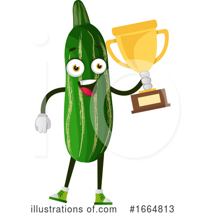 Royalty-Free (RF) Cucumber Clipart Illustration by Morphart Creations - Stock Sample #1664813