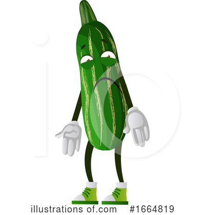 Royalty-Free (RF) Cucumber Clipart Illustration by Morphart Creations - Stock Sample #1664819
