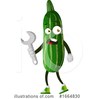 Royalty-Free (RF) Cucumber Clipart Illustration by Morphart Creations - Stock Sample #1664830