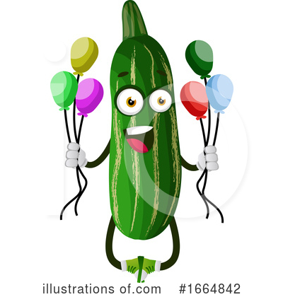 Royalty-Free (RF) Cucumber Clipart Illustration by Morphart Creations - Stock Sample #1664842