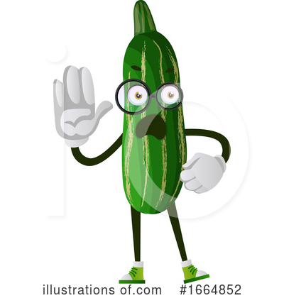 Royalty-Free (RF) Cucumber Clipart Illustration by Morphart Creations - Stock Sample #1664852