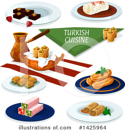 Royalty-Free (RF) Cuisine Clipart Illustration by Vector Tradition SM - Stock Sample #1425964