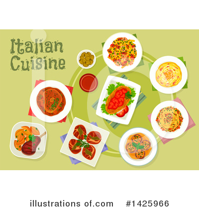 Royalty-Free (RF) Cuisine Clipart Illustration by Vector Tradition SM - Stock Sample #1425966
