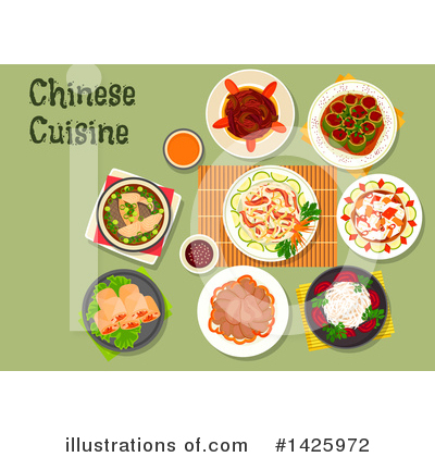 Royalty-Free (RF) Cuisine Clipart Illustration by Vector Tradition SM - Stock Sample #1425972