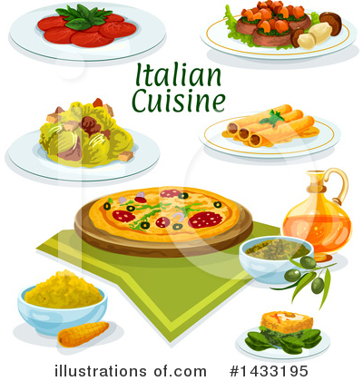 Royalty-Free (RF) Cuisine Clipart Illustration by Vector Tradition SM - Stock Sample #1433195