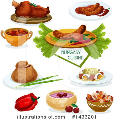 Royalty-Free (RF) Cuisine Clipart Illustration by Vector Tradition SM - Stock Sample #1433201