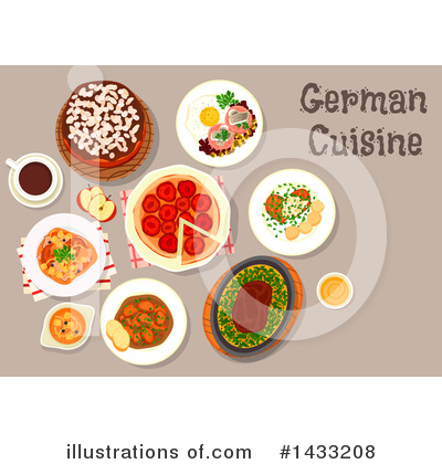 Royalty-Free (RF) Cuisine Clipart Illustration by Vector Tradition SM - Stock Sample #1433208