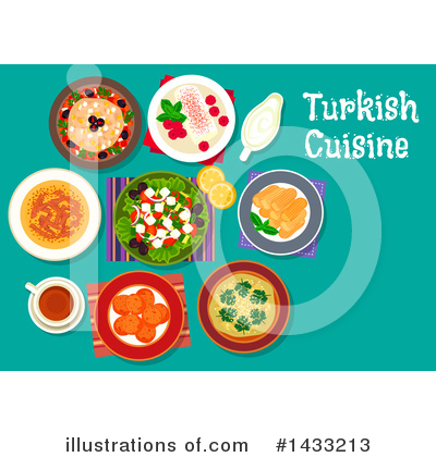 Royalty-Free (RF) Cuisine Clipart Illustration by Vector Tradition SM - Stock Sample #1433213