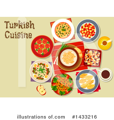 Royalty-Free (RF) Cuisine Clipart Illustration by Vector Tradition SM - Stock Sample #1433216