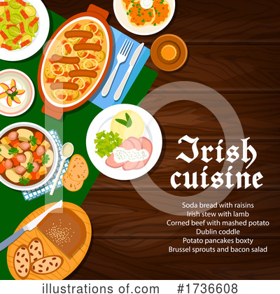 Royalty-Free (RF) Cuisine Clipart Illustration by Vector Tradition SM - Stock Sample #1736608