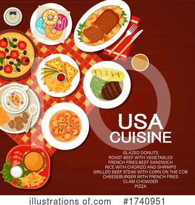 Royalty-Free (RF) Cuisine Clipart Illustration by Vector Tradition SM - Stock Sample #1740951