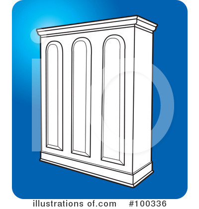 Royalty-Free (RF) Cupboard Clipart Illustration by Lal Perera - Stock Sample #100336