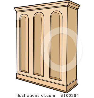 Royalty-Free (RF) Cupboard Clipart Illustration by Lal Perera - Stock Sample #100364